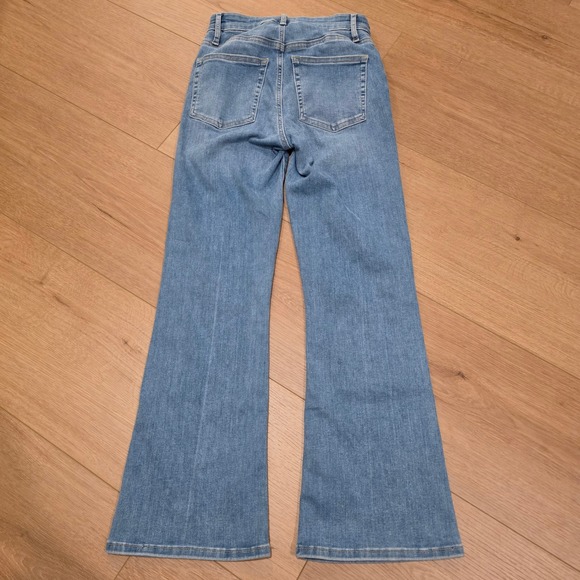 Frame Le Crop Mini Boot Jeans Clearwater Blue High Rise LCMB630 Size 25 - Picture 11 of 12